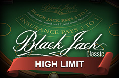 black jack classic high limit