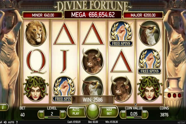 divine fortune video slots