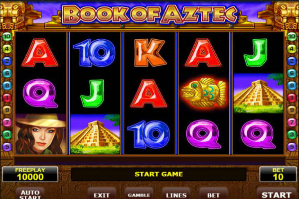 Book of Aztec slot machine