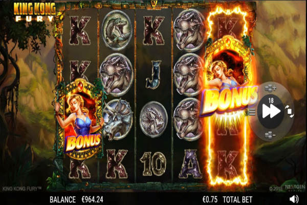 king kong fury slot machine