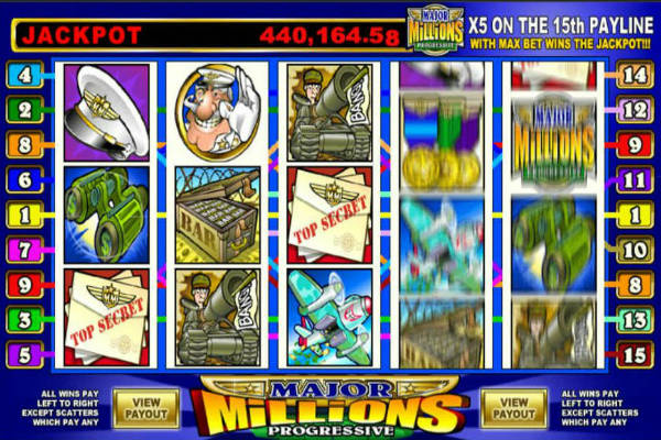 Major Millions im Playfortuna casino