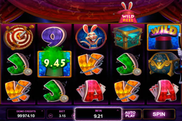 Slot rabbit in the hat im casino Playfortuna