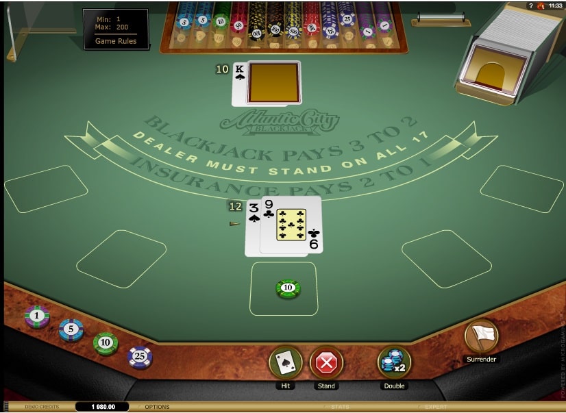 Atlantic City Blackjack Gold Series Online
