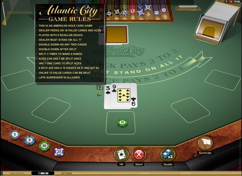 Atlantic City Blackjack Gold Series Spielautomat