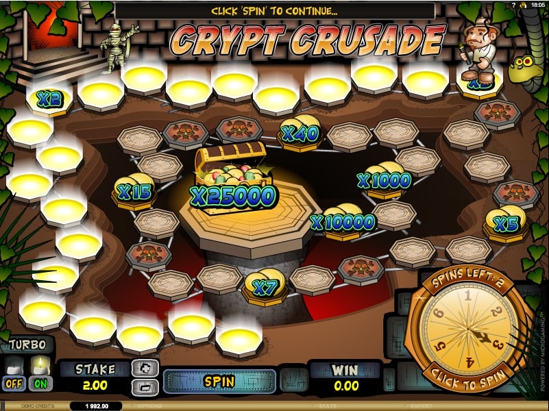 Crypt Crusade Slot von Microgaming