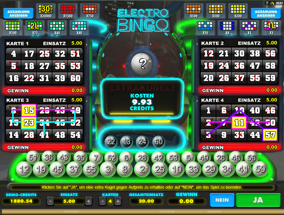 Electro Bingo Online