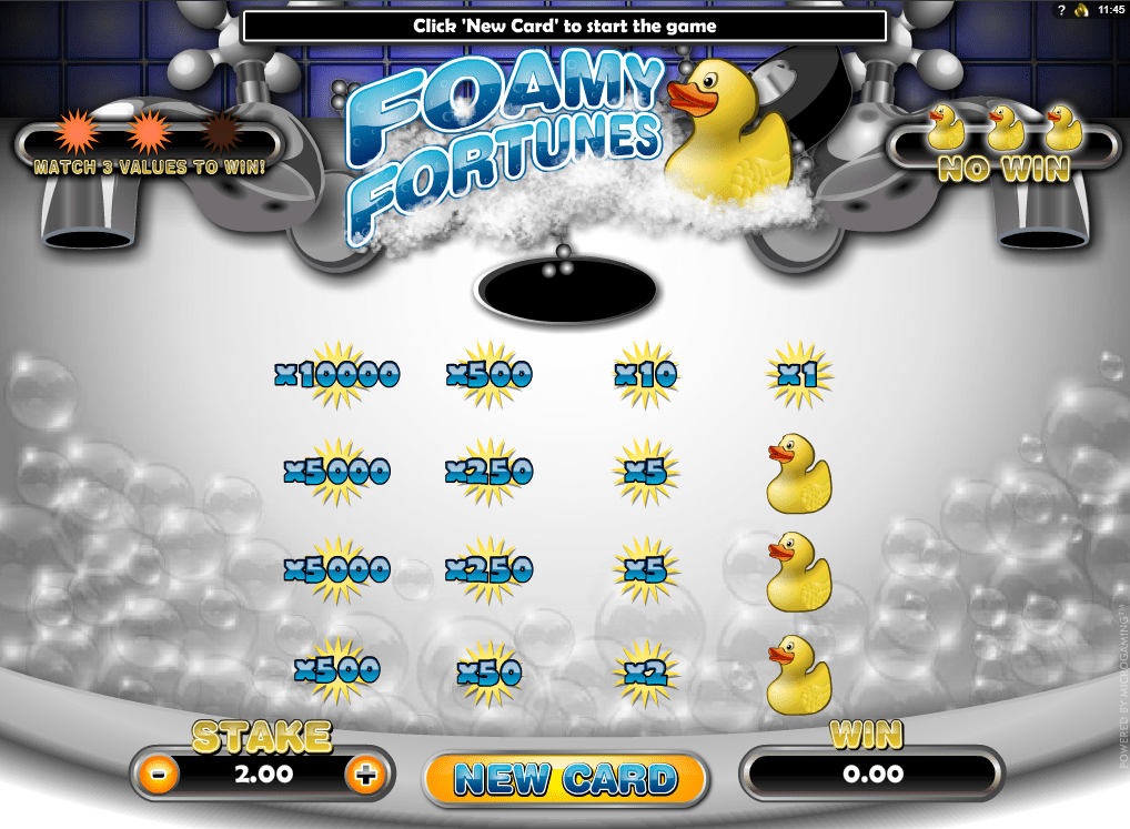 Spielautomat Foamy Fortunes