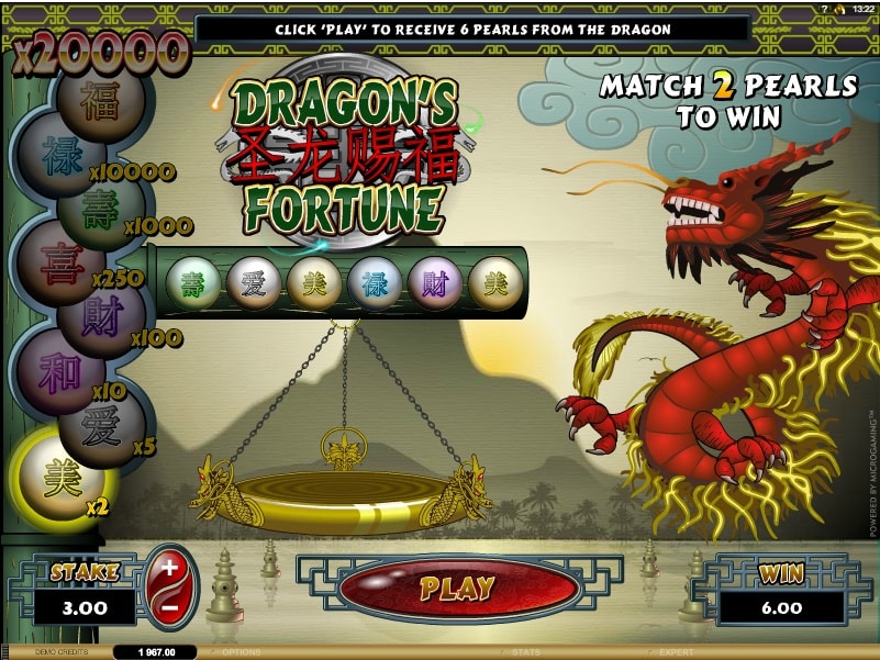 Dragons Fortune demo