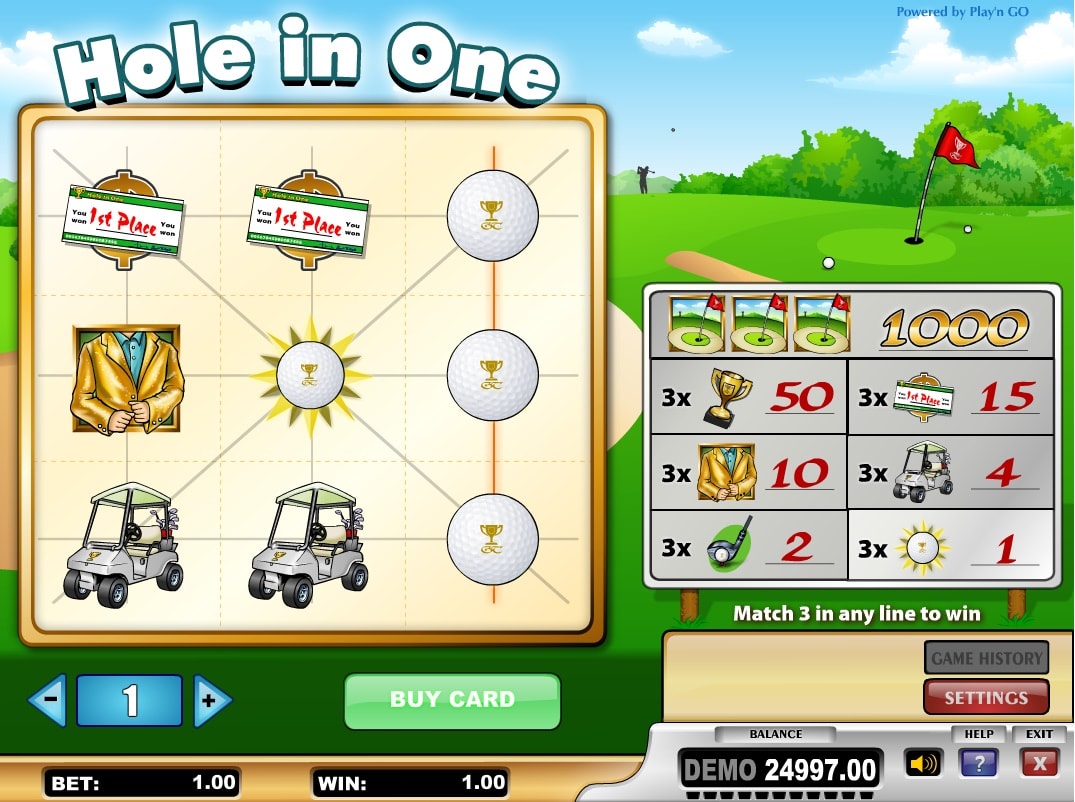 Hole in One online
