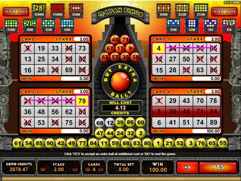 Mayan bingo online spielen kostenlos
