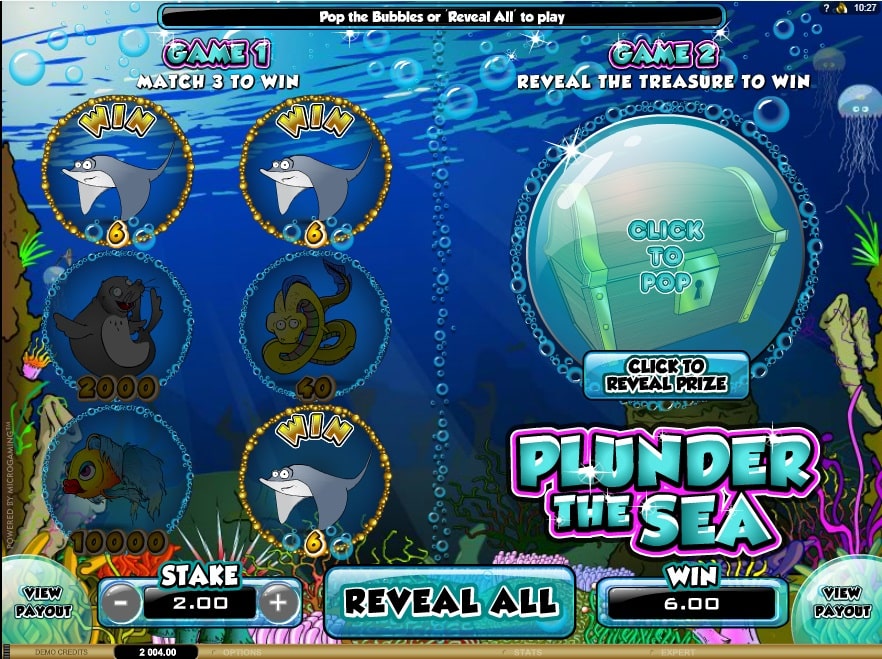 Plunder The Sea Online Spielautomat
