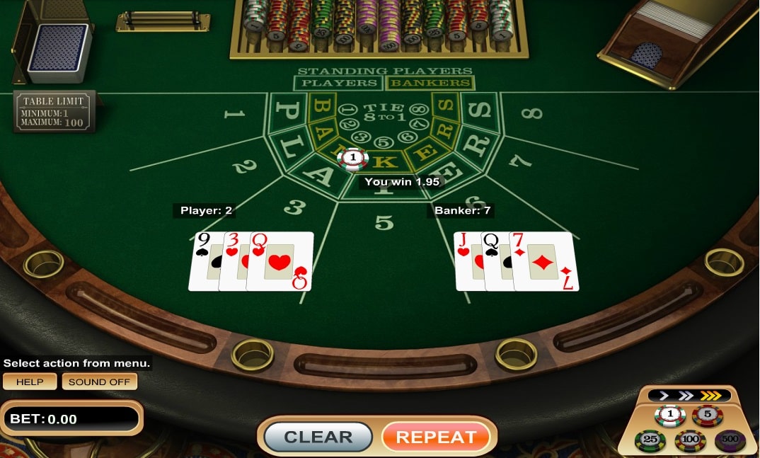 baccarat Betsoft how to play