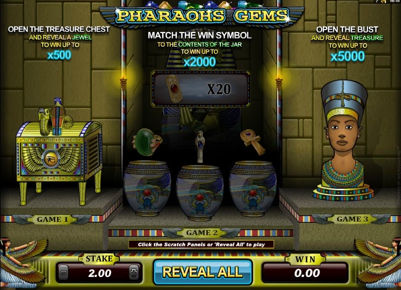 Pharoah Gems Spielautomat