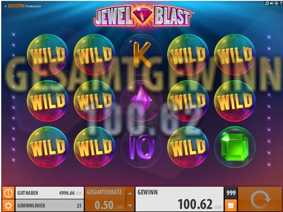 Spielautomat Jewel Blast von Quickspin