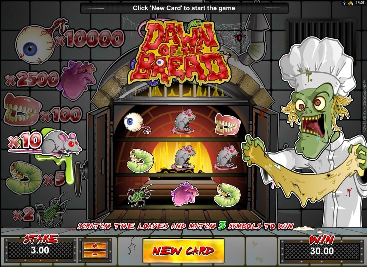 Play Dawn Of The Bread Video Slot Free